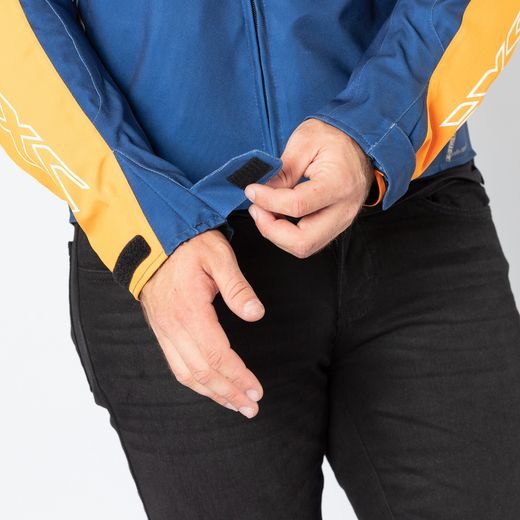 ŠPORTOVÁ BUNDA IXS TS-PRO-ST-PLUS X55060 BLUE-ORANGE-WHITE S