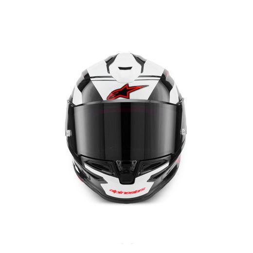 PRILBA S-R7 A-CORE, ALPINESTARS (ČERNÁ/BÍLÁ/ČERVENÁ) 2026