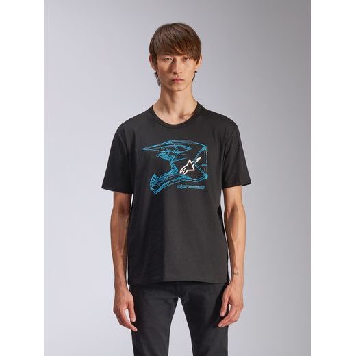 TRIKO MX HELMET CSF, ALPINESTARS (ČERNÁ/MODRÁ)