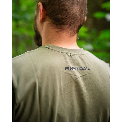 FINNTRAIL T-SHIRT ATV SKULL KHAKI