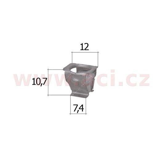 KOVOVÁ PŘÍCHYTKA (SADA 10 KS)