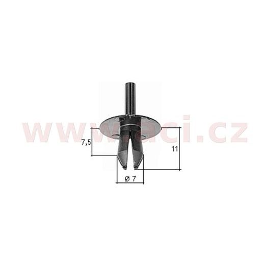 PLASTOVÝ NÝTEK (SADA 10 KS)