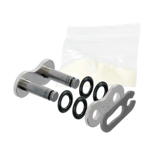 SPOJKA REŤAZU 520X1R, JT CHAINS (FARBA STRIEBORNÁ, ROZPOJOVACIE, TYP SPRING)