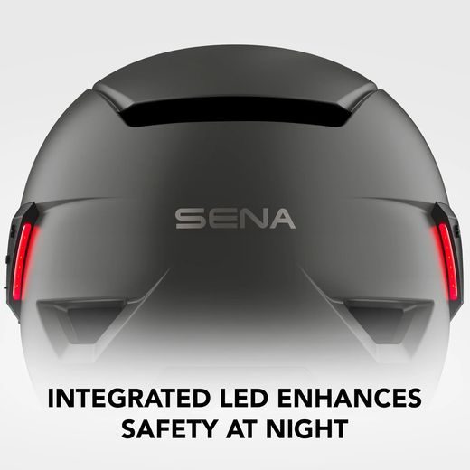 CYKLO PŘILBA S HEADSETEM U1, SENA (TMAVĚ ŠEDÁ)