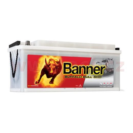 110AH BATÉRIA, 760A, ĽAVÁ BANNER BUFFALO BULL SHD 514X175X210