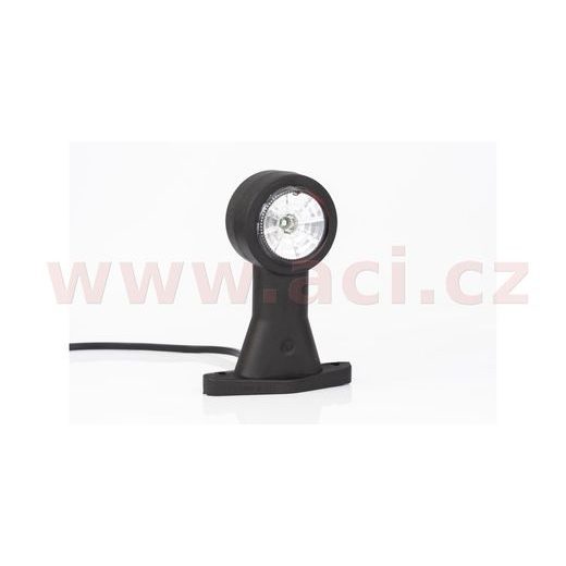 POZIČNÍ SVĚTLO LED (118X45 MM) KOMBINACE 2V1 S GUMOVÝM DRŽÁKEM, KABEL 0,5 M, L=P