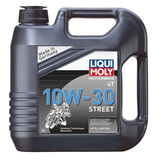 LIQUI MOLY MOTORBIKE 4T 10W30 STREET, POLOSYNTETICKÝ MOTOROVÝ OLEJ 4 L