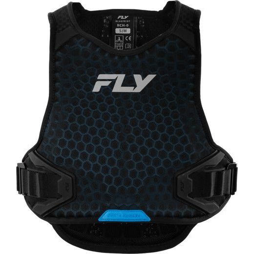 CHRÁNIČ HRUDNÍKU A ZAD BLUEPRINT RCH-0, FLY RACING - USA (ČIERNA)