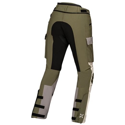 WOMEN'S LAMINATED PANTS IXS VENTURE-STX 1.0 X2-015605 OLIVE-LIGHT GREY DXS