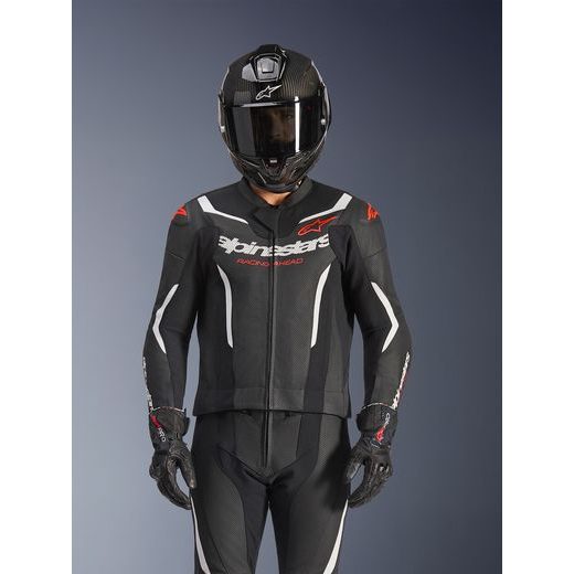DVOJDIELNA KOMBINÉZA GP FORCE V2, ALPINESTARS (ČERNÁ/BÍLÁ/ČERVENÁ FLUO) 2026