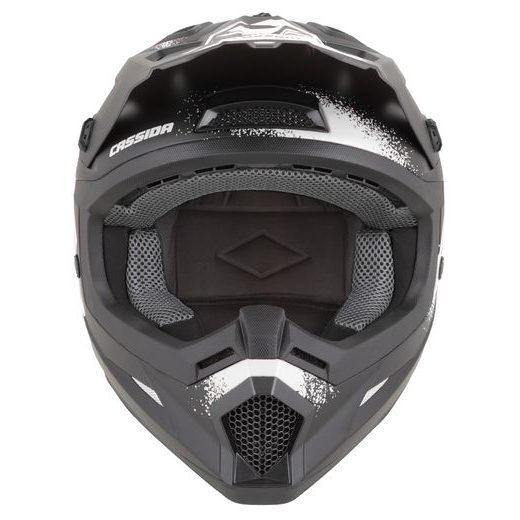 PRILBA CROSS CUP 2 CREW, CASSIDA (ČIERNA MATNÁ/BÍLÁ) 2026