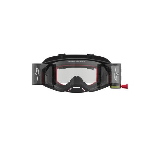 OKULIARE SUPERTECH FIRMA ROLL-OFF WIDE VISION, ALPINESTARS (ČERNÁ/STŘÍBRNÁ, ČÍRE PLEXI A ROLL-OFF SYSTÉM) 2027