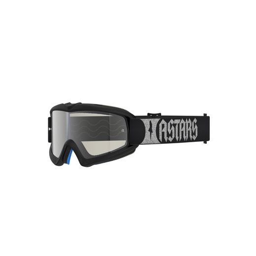 OKULIARE VISION YOUTH ATROX, ALPINESTARS, DETSKÉ (ČERNÁ/STŘÍBRNÁ, ZRKADLOVÉ STRIEBORNÉ PLEXI) 2027