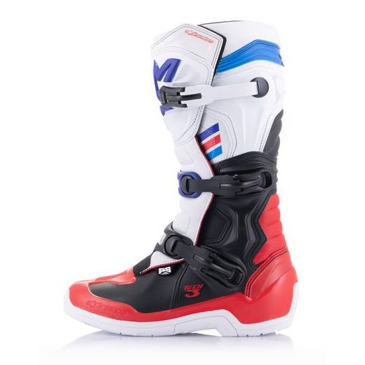 TOPÁNKY TECH 3, ALPINESTARS (BÍLÁ/ČERNÁ/MODRÁ/ČERVENÁ) 2026