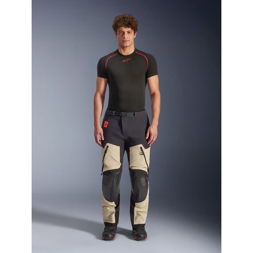 NOHAVICE HALO PRE DRYSTAR XF, ALPINESTARS (KRÉMOVÉ/ČERNÉ/ČERVENÉ) 2026