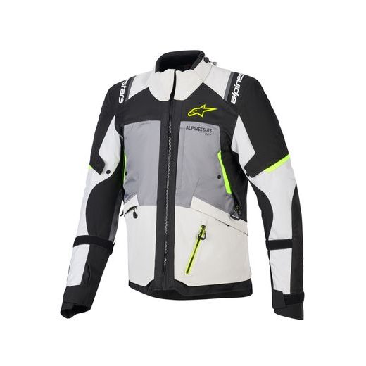 BUNDA ANDES V4 DRYSTAR, ALPINESTARS (TMAVO ŠEDÁ/SVĚTLE ŠEDÁ/ČERNÁ/ŽLUTÁ FLUO) 2026