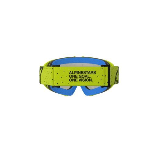 OKULIARE VISION YOUTH VESTA, ALPINESTARS, DETSKÉ (ŽLTÁ FLUO/ČERNÁ, ZRKADLOVÉ ČERVENÉ PLEXI) 2027