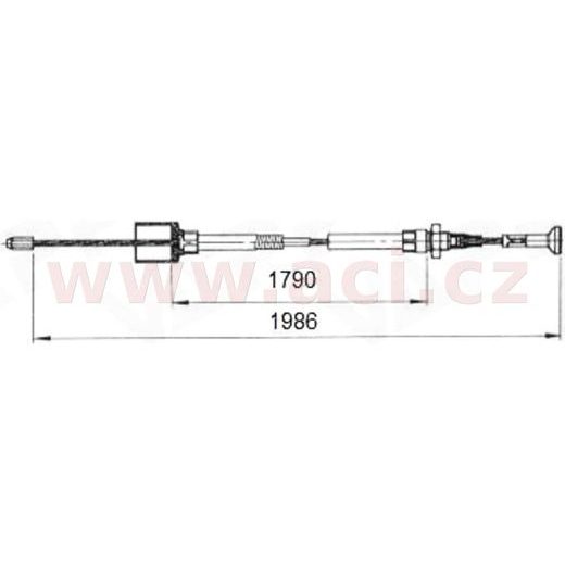LANOVOD BRZDOVÝ RYCHLOMONT. AL-KO 1790/1986 MM (S ČOČKOU) ORIGINÁL