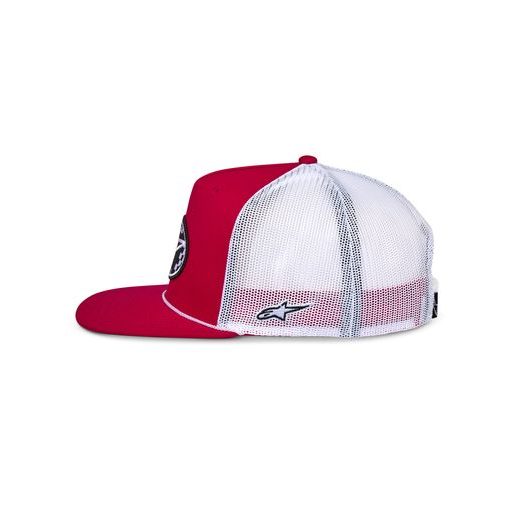 ŠILTOVKA CONTENDER TRUCKER, ALPINESTARS (ČERVENÁ/BÍLÁ)