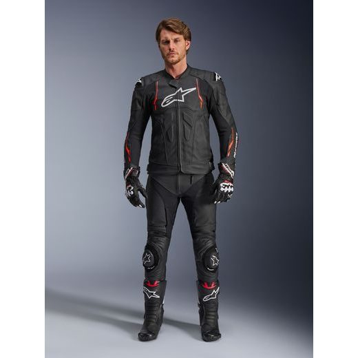 BUNDA DUSK AIRFLOW, ALPINESTARS (ČERNÁ/ČERVENÁ FLUO) 2026