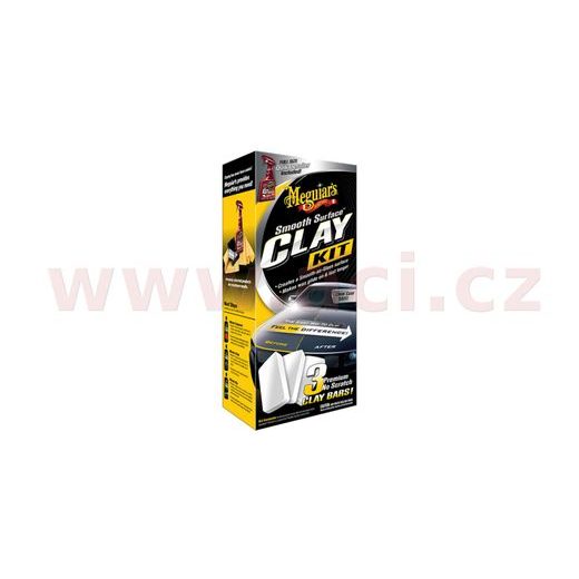 MEGUIAR'S SMOOTH SURFACE CLAY KIT - SADA PRE DEKONTAMINACI LAKU