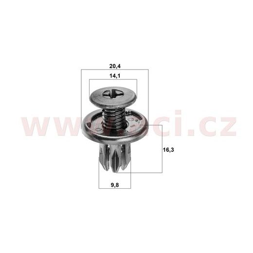 PLASTOVÝ NÝTEK (SADA 10 KS)
