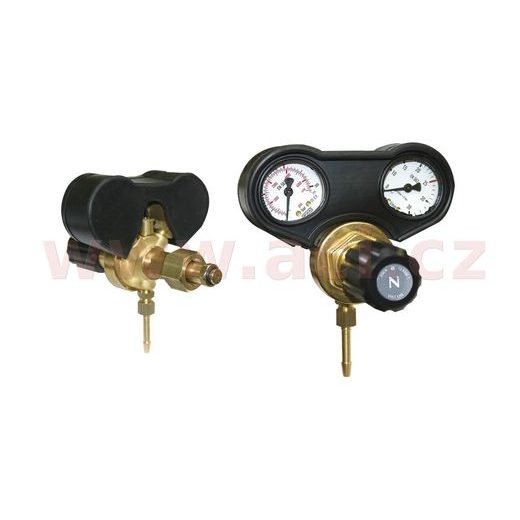 REDUKČNÍ VENTIL ARGON+CO2 S TLAKOMĚREM, 30 L/MIN, ZÁVIT W 21,8 MM