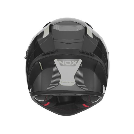 PRILBA N402 MENTOR, NOX (ČIERNA, STRIEBORNÁ) 2026