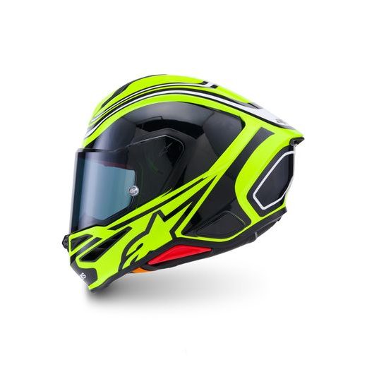 PRILBA S-R7 ZEAL, ALPINESTARS (ŽLTÁ FLUO/ČERNÁ/BÍLÁ) 2026