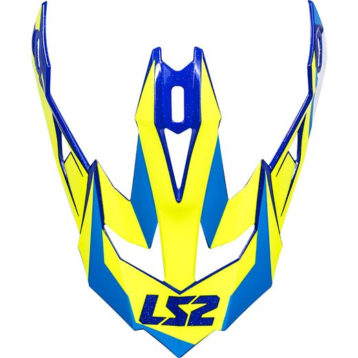 LS2 PEAK MX470 NIMBLE WHITE BLUE YELLOW