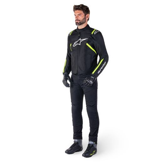BUNDA T-SPS 2 WATERPROOF, ALPINESTARS (ČERNÁ/BÍLÁ/ŽLUTÁ FLUO) 2026