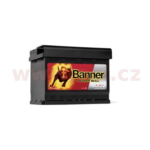 60AH BATÉRIA, 540A, PRAVÁ BANNER POWER BULL 241X175X175
