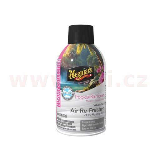 MEGUIAR'S WHOLE CAR AIR-REFRESHER, RAINFOREST POHLCOVAČ PACHŮ + OSVIEŽOVAČ VZDUCHU, VÔNE TROPICAL RAINFOREST 57 G