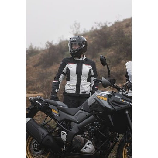 BUNDA MONDIAL 2.0 DRY2DRY™, OXFORD ADVANCED, DÁMSKA (SVETLE ŠEDÁ/ČERNÁ/ČERVENÁ)