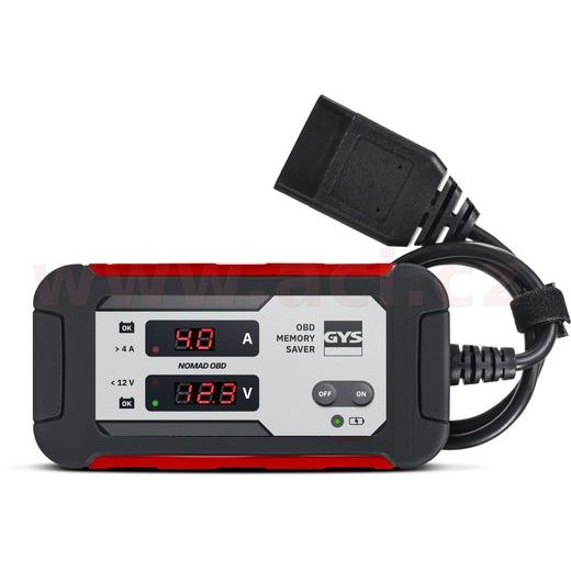 ZAŘÍZENÍ PRO ZÁLOŽNÍ NAPÁJENÍ PŘÍ VÝMĚNĚ AUTOBATERIE GYS NOMAD OBD