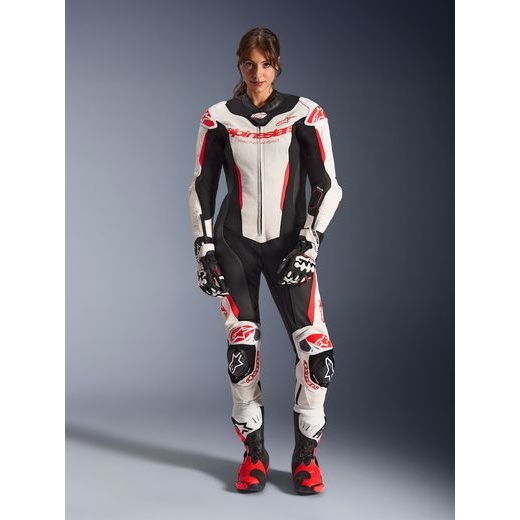 JEDNODIELNA KOMBINÉZA STELLA GP-R7, ALPINESTARS, DÁMSKE (BÍLÁ/ČERVENÁ FLUO/ČERNÁ) 2026