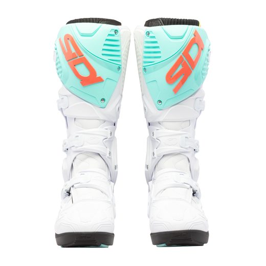 SIDI BOTY CROSSFIRE 3 SRS WHITE/FLUO MINT/FLUO CORAL