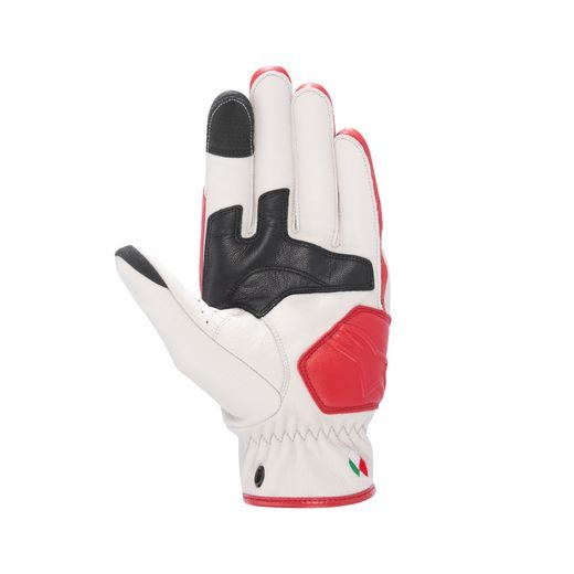 RUKAVICE DYNO, ALPINESTARS (BÉŽOVÁ/RUBÍNOVÁ ČERVENÁ) 2026