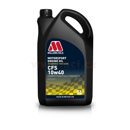 MILLERS OILS CFS 10W40, PLNE SYNTETICKÝ, TRIESTEROVÁ TECHNOLÓGIE, 5 L