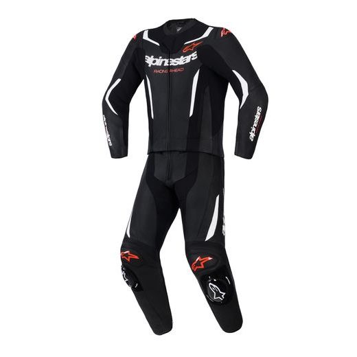DVOJDIELNA KOMBINÉZA GP FORCE V2, ALPINESTARS (ČERNÁ/BÍLÁ/ČERVENÁ FLUO) 2026