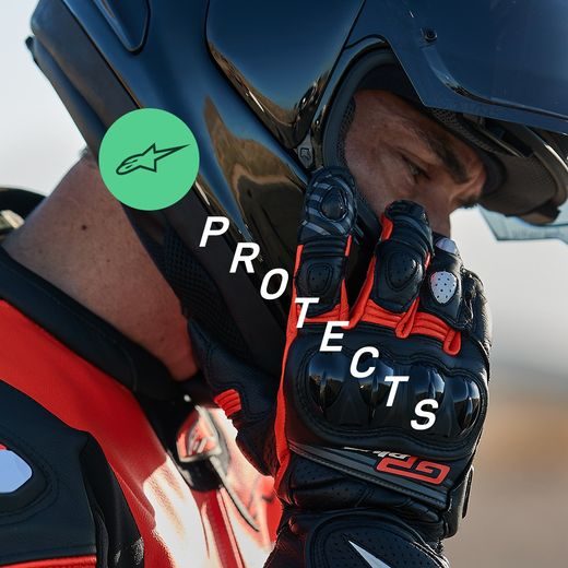 RUKAVICE GP PLUS R 2, ALPINESTARS (ŠEDÁ/ČERNÁ/ŽLUTÁ FLUO/ČERVENÁ FLUO/BÍLÁ)