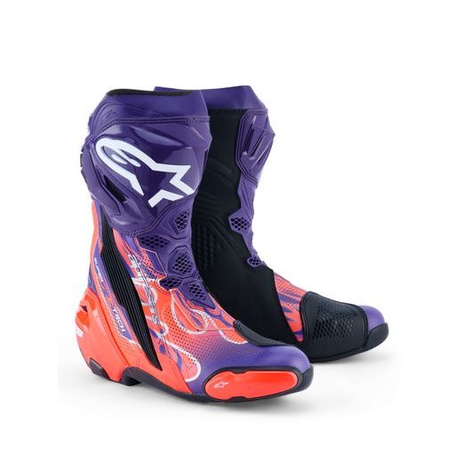 TOPÁNKY SUPERTECH R VENTED FLYTE LIMITOVANÁ EDÍCIA JORGE MARTIN, ALPINESTARS (FIALOVÁ/ČERVENÁ/ČERNÁ) 2026