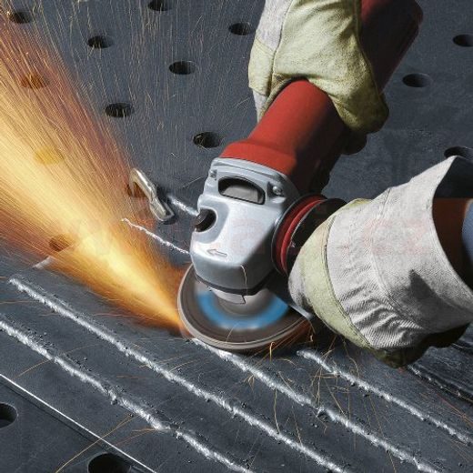 LAMELOVÝ KOTOUČ ŠIKMÝ 115 MM (PRO INOX/OCEL, OCEL, LITINA) HRUBOST P80, LUKAS (NĚMECKO)