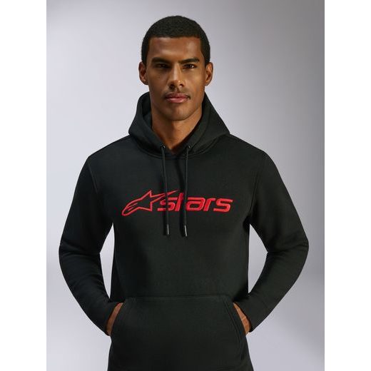 MIKINA BLAZE HOODIE 3, ALPINESTARS (ČERNÁ/RED)