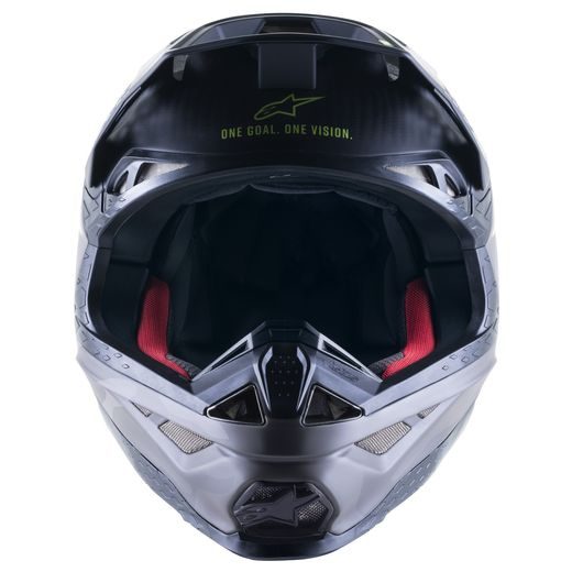 PRILBA SUPERTECH S-M10 LIMITOVANÁ EDÍCIA AMS, ALPINESTARS (ŠEDÁ/BÍLÁ/ŽLUTÁ FLUO/ČERNÁ)