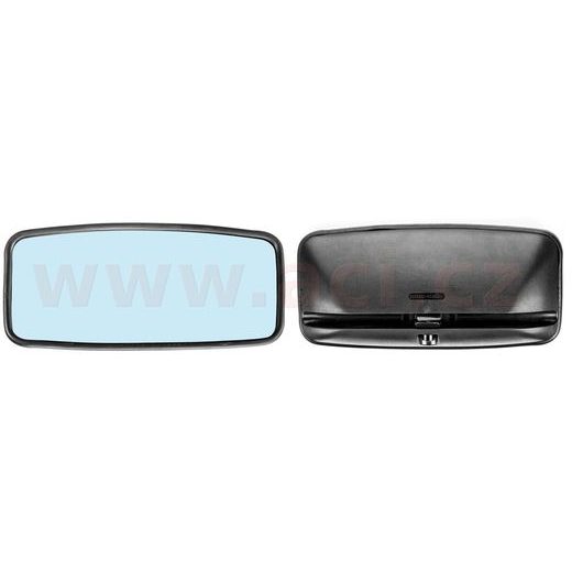 UNIVERZÁLNÍ ZPĚTNÉ ZRCÁTKO 408 X 186 MM, OTVOR PRO UCHYCENÍ 18 MM, RÁDIUS 2000