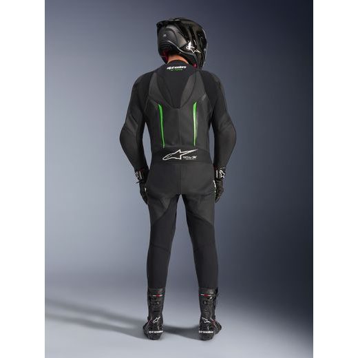 JEDNODIELNA KOMBINÉZA GP FORCE V2, ALPINESTARS (ČERNÁ/ZELENÁ) 2026