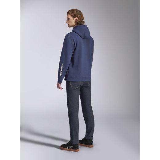 MIKINA HARKEN HOODIE, ALPINESTARS (MODRÁ)