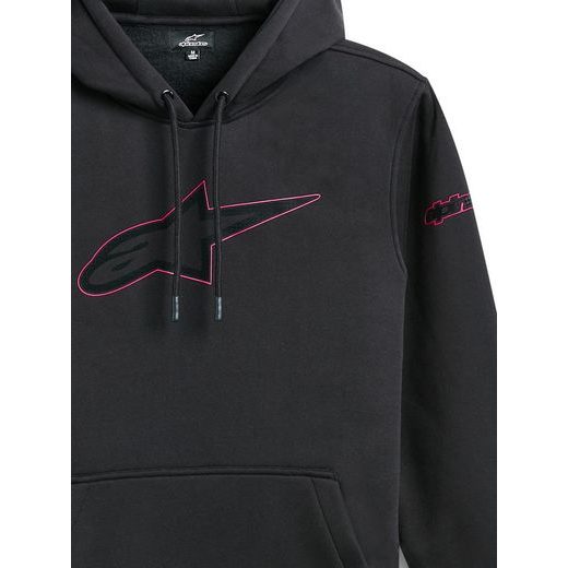 MIKINA INSIGNIA HOODIE, ALPINESTARS (ČIERNA)