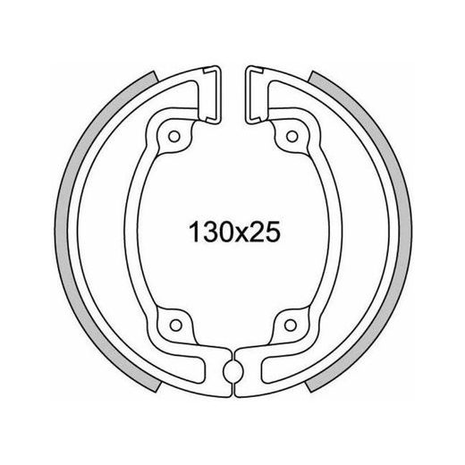 BRZDOVÉ OBLOŽENIE (ŠTANDARDNÉ MATERIÁL) NEWFREN (2 KS V BALENIE)